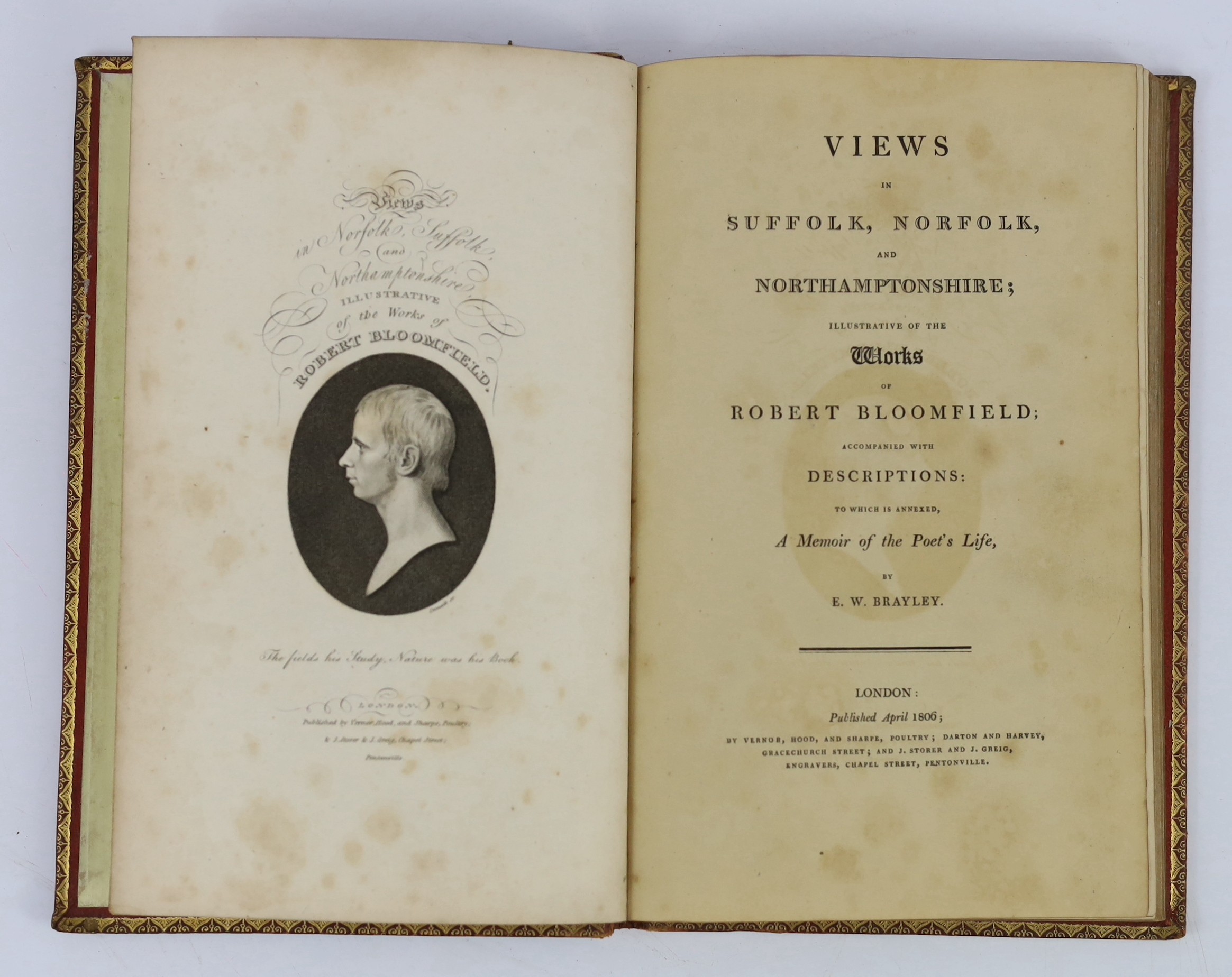 SUFFOLK: (Clarke, G.R.) The History and Description of the Town and Borough of Ipswich including the Villages and Country Seats in its Vicinity ... engraved pictorial title